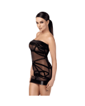 F359 Bondesque Mini robe épaule dénudée