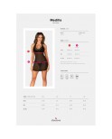 Medilla nuisette et string - Noire Medilla nuisette et string - Noire