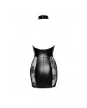 F238 Robe courte en tulle, empiècements en Powerwetlook et fermeture de corset F238 Robe courte en tulle, empiècements en Powerwetlook et fermeture de corset