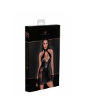 F238 Robe courte en tulle, empiècements en Powerwetlook et fermeture de corset F238 Robe courte en tulle, empiècements en Powerwetlook et fermeture de corset