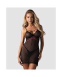 Novenes nuisette et string - Noir Novenes nuisette et string - Noir