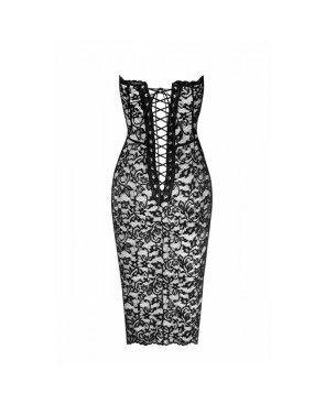 F301 Catalyst - Robe midi à lacets