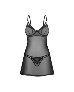 Euridia Nuisette et string - Noirs