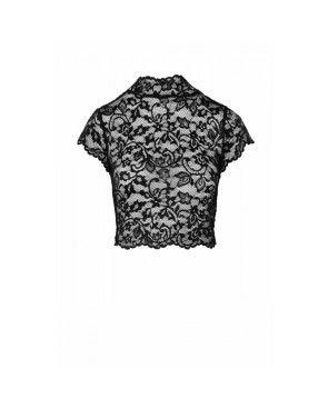 F303 Essence Top en dentelle avec col montant