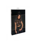F303 Essence Top en dentelle avec col montant