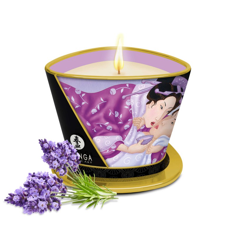 Bougie de massage lueur et caresses - Lavande Bougie de massage lueur et caresses - Lavande