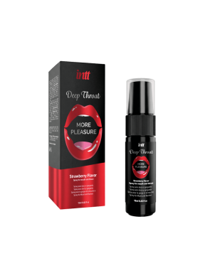Deep Throat Fraise - Srapy pour la bouche et gorge profonde