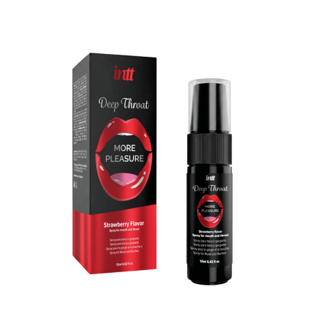 Deep Throat Fraise - Srapy pour la bouche et gorge profonde