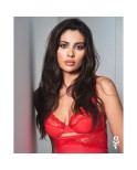 Aliosa nuisette et string - Rouges Aliosa nuisette et string - Rouges