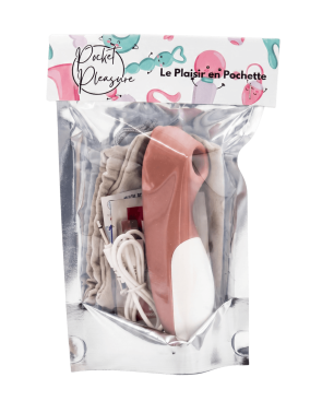 Stimulateur de clitoris Teddy Bear Pocket Pleasure 1 dosette de lubrifiant