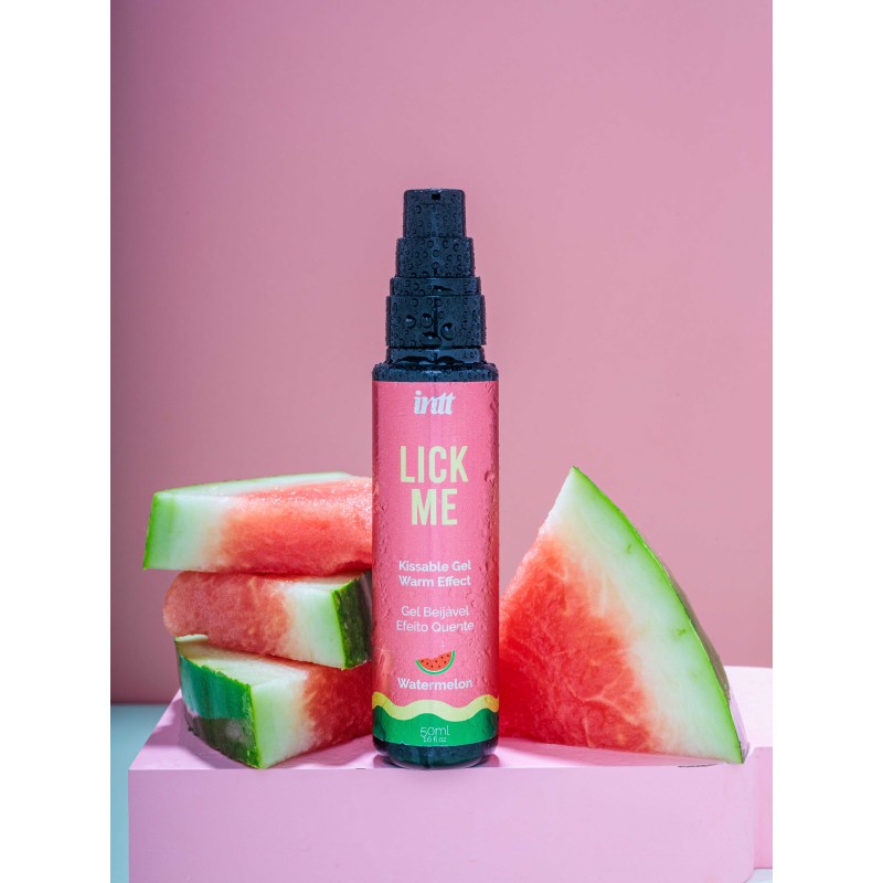 Lick me Pastèque - Gel chauffant et embrassable Lick me Pastèque - Gel chauffant et embrassable