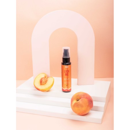 Lick me Pêche - Gel chauffant et embrassable