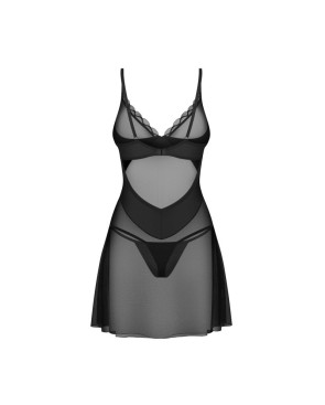 Stelisa nuisette et string - Noirs
