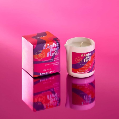 Light My Fire bougie de massage Noix de coco 65 g