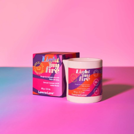 Light My Fire bougie de massage Fleur de lotus 65 g