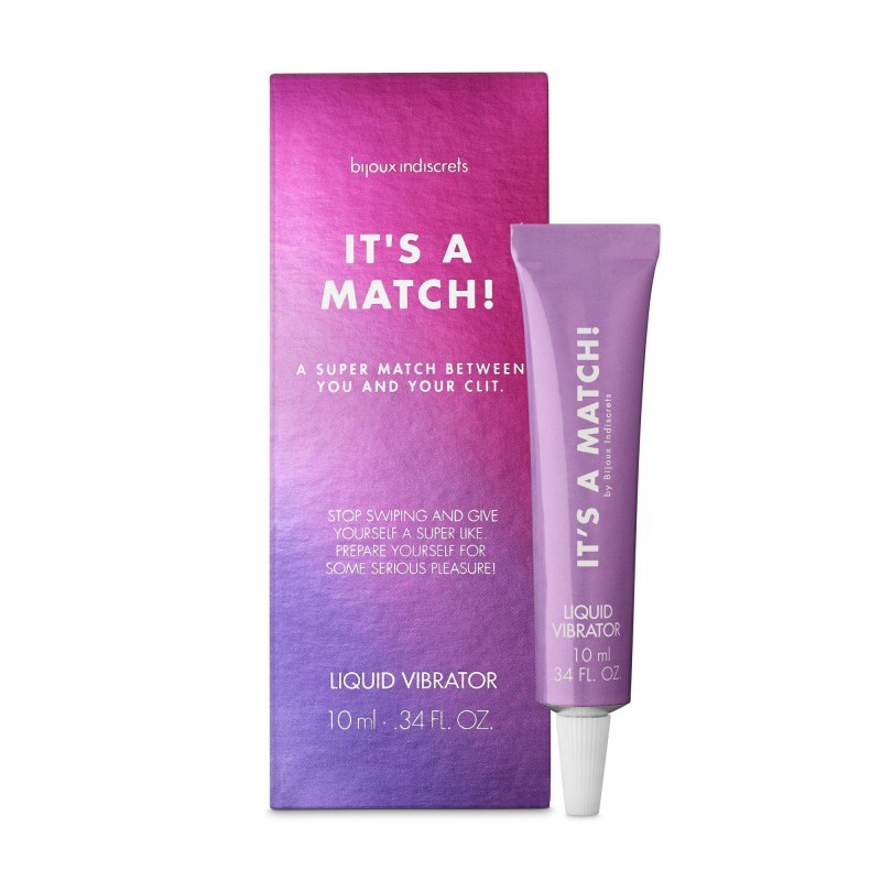 Liquide vibrator - IT'S A MATCH - Clitherapy - 10 ml Liquide vibrator - IT'S A MATCH - Clitherapy - 10 ml