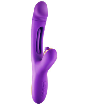 Vibromasseur rabbit 3-en-1 avec tapotements Joyfully 