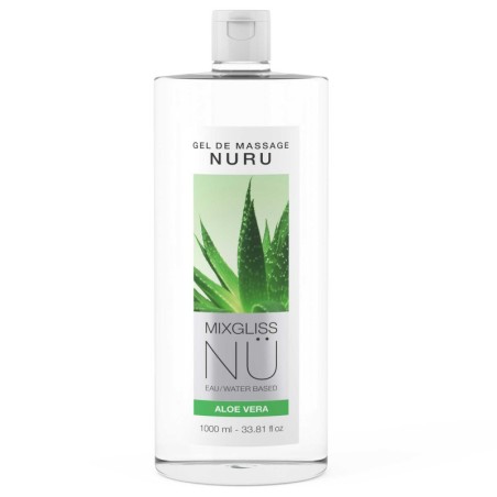 Mixgliss Gel de massage - NU Aloe Vera - 1000 ml