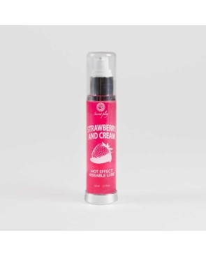 Lubrifiant effet chaud Fraise 50 ml
