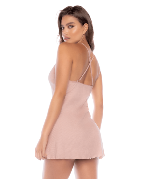 Nuisette rose côtelé confort intemporel– Mapalé