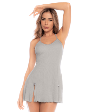Nuisette gris côtelé confort intemporel– Mapalé