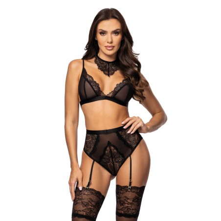 Cristalyn ensemble lingerie - Noir
