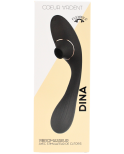 Stimulateur Clitoridien Vibromasseur Point G 2-en-1 DINA Noir Stimulateur Clitoridien Vibromasseur Point G 2-en-1 DINA Noir