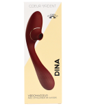 Stimulateur Clitoridien  Vibromasseur Point G 2-en-1 DINA Bordeaux 
