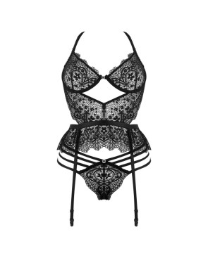 Lace Temptation ensemble - noir