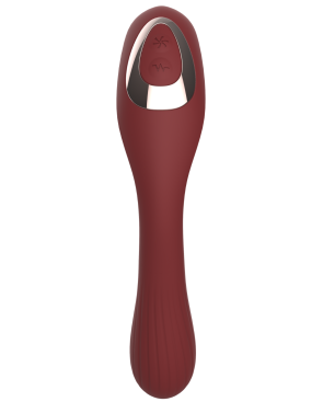 Stimulateur Clitoridien  Vibromasseur Point G 2-en-1 DINA Bordeaux 