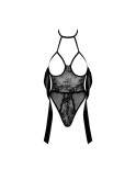 Sexy Kiss 246 body et ruban de satin - noir Sexy Kiss 246 body et ruban de satin - noir
