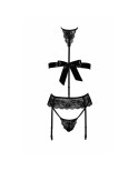 Bondage 244 ensemble lingerie 4 pièces - noir Bondage 244 ensemble lingerie 4 pièces - noir
