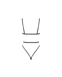 French Kiss 241 body ouvert - noir French Kiss 241 body ouvert - noir