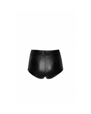 F318 Short wetlook imprimé crocodile sauvage