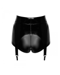 F325 Short porte-jarretelles en vinyle et wetlook