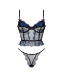 Saphira ensemble 2 pièces - noir et bleu Saphira ensemble 2 pièces - noir et bleu