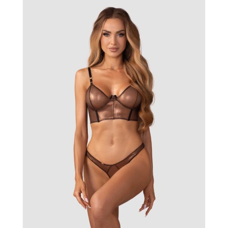 Soranna top et string ouvert