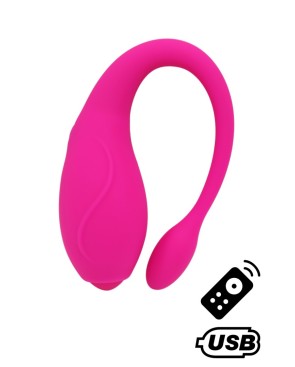 TANDEM Rose, stimulateur pour couple USB avec télécommande en silicone médical 