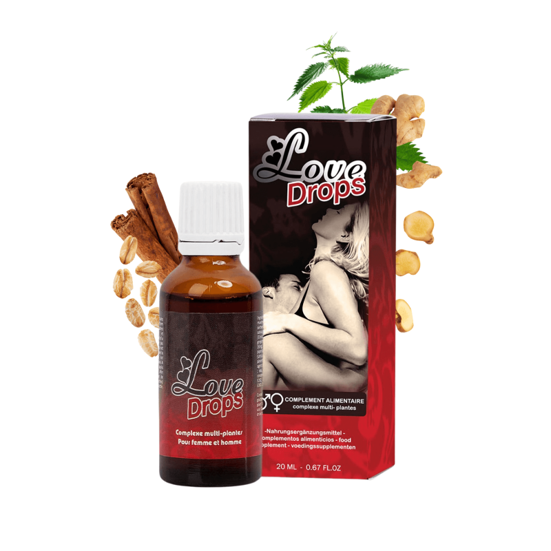 LOVE DROPS Complément Alimentaire pour Couple 20 ml - RUF LOVE DROPS Complément Alimentaire pour Couple 20 ml - RUF