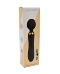 SHAKE Noir, Vibromasseur Wand USB en silicone médical avec 2 puissants moteurs indépendants SHAKE Noir, Vibromasseur Wand USB en silicone médical avec 2 puissants moteurs indépendants