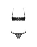 Nutris ensemble ouvert 2 pièces - Noir Nutris ensemble ouvert 2 pièces - Noir