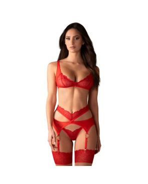 Cupide Desir ensemble 3 pièces - Rouge