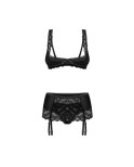 Lecille ensemble ouvert 3 pièces noir Lecille ensemble ouvert 3 pièces noir