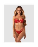 Matildea ensemble lingerie ouvert rouge