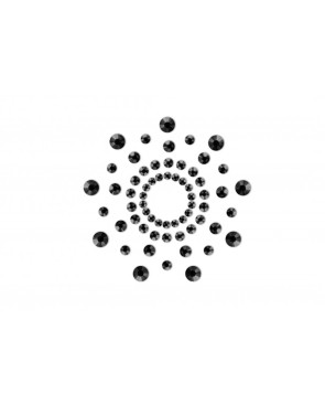 Mimi - Bijoux de seins Strass - Noir