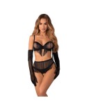 Rossay ensemble ouvert 4 pièces - Noir