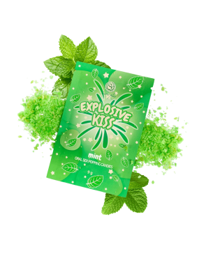 Bonbons pétillants à la menthe spécial sexe oral 
