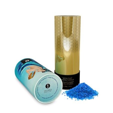 Sel de la mer morte aromatisé et moussant Océan de Tentations  500 gr Shunga 
