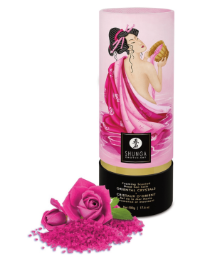 Sel de la mer morte aromatisé et moussant Aphrodisia  500 gr Shunga 