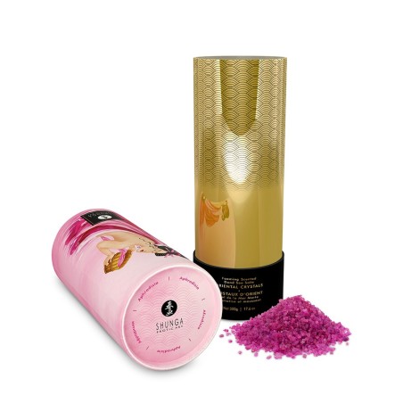 Sel de la mer morte aromatisé et moussant Aphrodisia  500 gr Shunga 